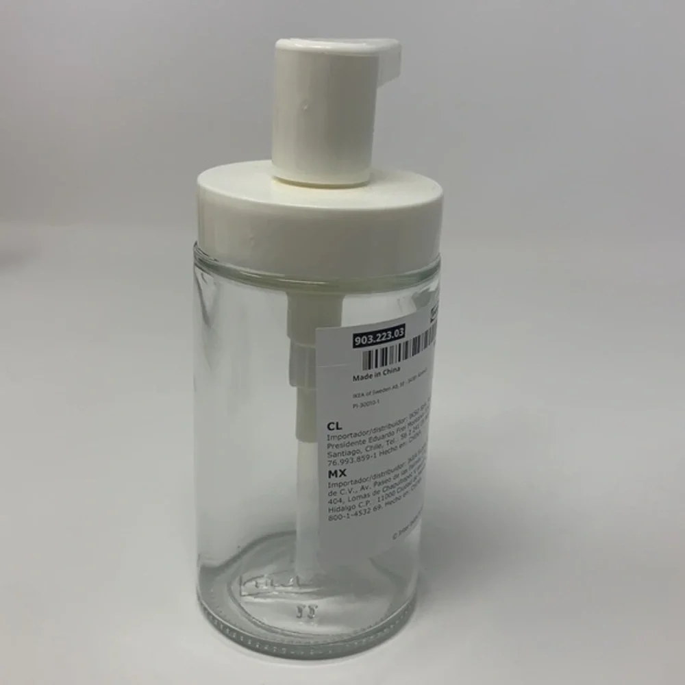 Ikea TACKAN soap dispenser glass dishwashing